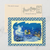  Russisch kerstfeest, Phantom Santa Feestdagenkaart (Voorkant / Achterkant)