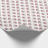 Russisch kerstlicht cadeaupapier (Hoek)