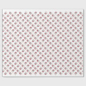 Russisch kerstlicht cadeaupapier (Vlak)