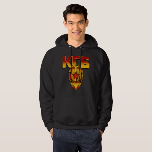 Russisch KGB Badge Sovjettijdperk Hoodie (Voorkant volledig)