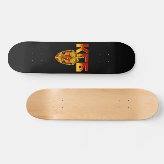 Russisch KGB Badge Sovjettijdperk Persoonlijk Skateboard (Horizontaal)
