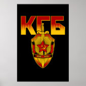 Russisch KGB Badge Sovjettijdperk Poster (Voorkant)