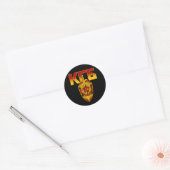Russisch KGB Badge Sovjettijdperk Ronde Sticker (Envelop)