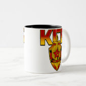 Russisch KGB Badge Sovjettijdperk Tweekleurige Koffiemok (Voorkant rechts)