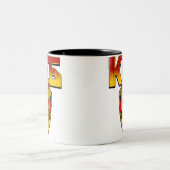 Russisch KGB Badge Sovjettijdperk Tweekleurige Koffiemok (Center)