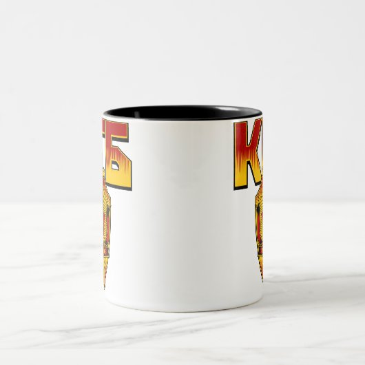 Russisch KGB Badge Sovjettijdperk Tweekleurige Koffiemok (Center)