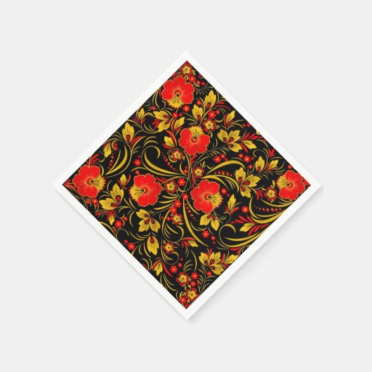 Russisch khokhloma servet (Hoek)