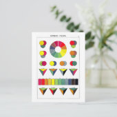  Russisch kleurenwiel Briefkaart (Staand voorkant)