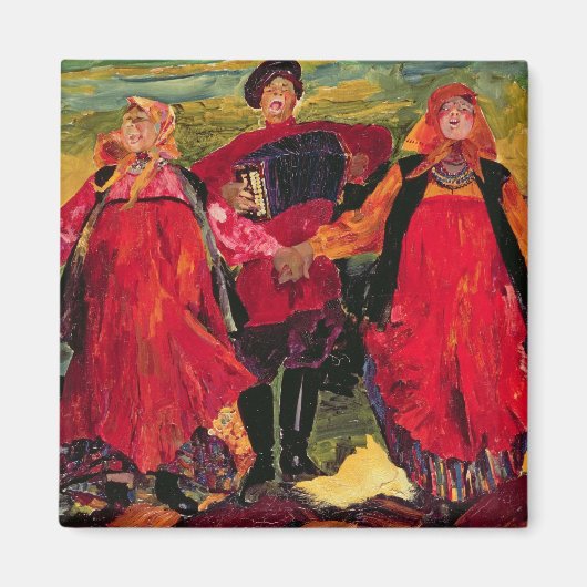 Russisch kruiper zingen magneet (Voorkant)