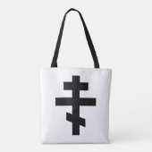 russisch kruis - orthodoxe kerk religie - symbool tote bag (Achterkant)