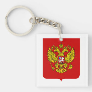 Russisch landcoat wapen symbool embleem vlag sleutelhanger
