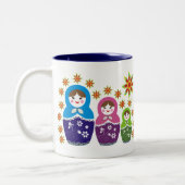 Russisch Matryoshka Doll Mokken (Links)