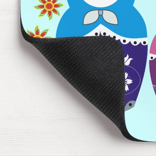 Russisch Matryoshka Doll Muismatten. Muismat (Hoek)