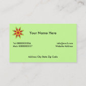 Russisch Matryoshka Doll Visitekaartjes (Achterkant)