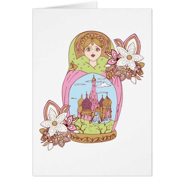 russisch meisje moskee colorfull (Voorkant)