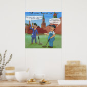 Russisch Metal-Ing Funny Poster van Rick London (Keuken)