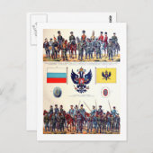 Russisch militair briefkaart (Voorkant / Achterkant)