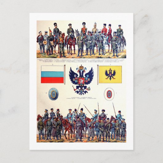 Russisch militair briefkaart (Voorkant)