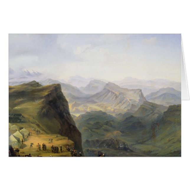 Russisch militair kamp in Dagestan, 1895 (Voorkant Horizontaal)