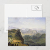 Russisch militair kamp in Dagestan, 1895 Briefkaart (Voorkant / Achterkant)