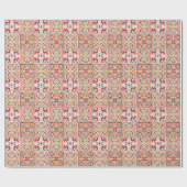 Russisch model boho chic cadeaupapier (Vlak)