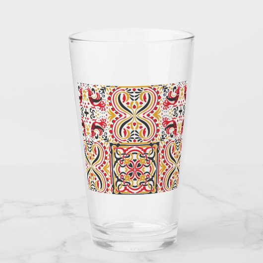 Russisch model boho chic glas (Voorkant)