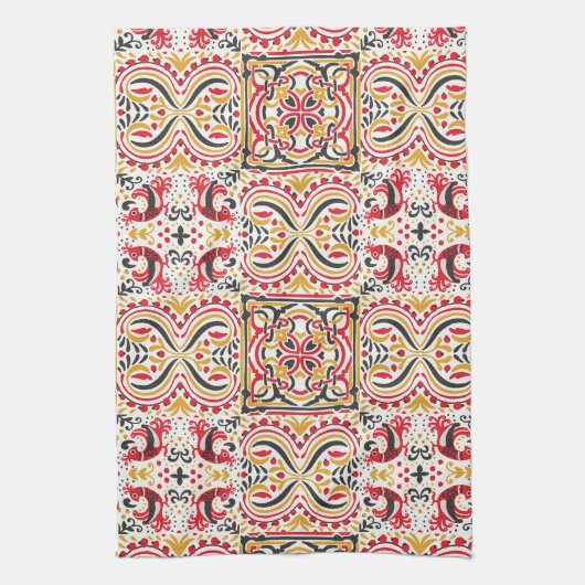 Russisch model boho chic theedoek (Verticaal)