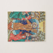 Russisch mozaïekpictogram legpuzzel (Horizontaal)