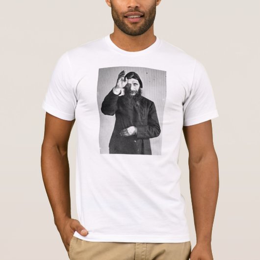 Russisch Mystic Grigori Yefimovich Rasputin T-shirt (Voorkant)