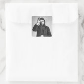 Russisch Mystic Grigori Yefimovich Rasputin Vierkante Sticker (Tas)