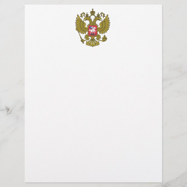 Russisch nationaal embleem (Voorkant)