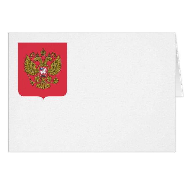 Russisch nationaal embleem (Voorkant Horizontaal)