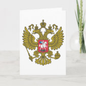 Russisch nationaal embleem kaart (Voorkant)