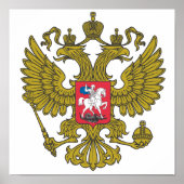 Russisch nationaal embleem poster (Voorkant)