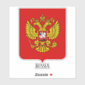Russisch nationaal wapenschild sticker (Vel)