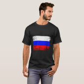 Russisch nationale vlag geschenk t-shirt (Voorkant volledig)