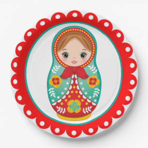 Russisch Nesting Doll Matryoshka Paper Bord