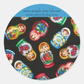 Russisch Nesting Dolls Stickers (Voorkant)