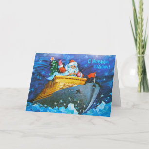 Russisch Nieuwjaar kerstkaart Feestdagen Kaart