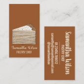 Russisch Oekraïens Honingcake Bakkerij banketbakke Visitekaartje (Voorkant / Achterkant)