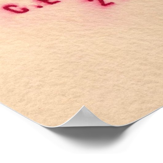 Russisch ontwerp van het Tattoo van de Owl Poster (Hoek)