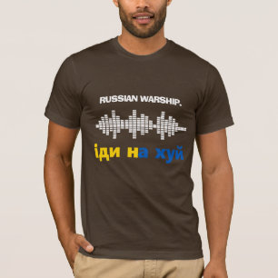 Russisch oorlogsschip. Ga naar*** zelf Design T-shirt