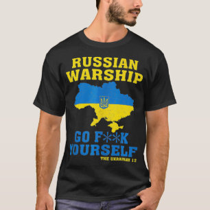 Russisch oorlogsschip gaat naar jezelf t-shirt