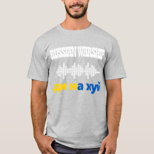 Russisch oorlogsschip gaat uzelf in, stop de oorlo t-shirt