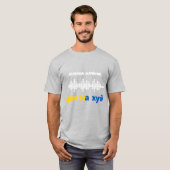 Russisch oorlogsschip gaat van jezelf, Oekraïense  T-shirt (Voorkant volledig)