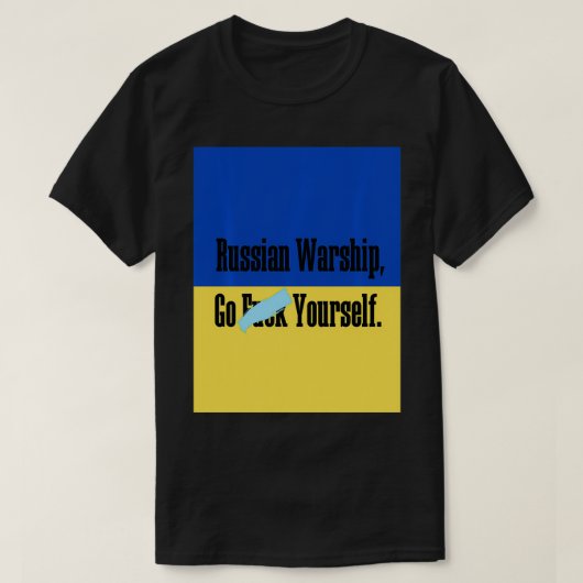 Russisch oorlogsschip t-shirt (Design voorkant)