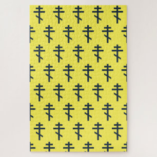 Russisch-orthodox kruis legpuzzel