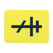 Russisch-orthodox kruis magneet (Horizontaal)