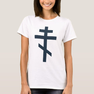 Russisch-orthodox kruis t-shirt