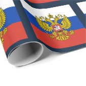 Russisch-orthodoxe Amerikaanse vlag Cadeaupapier (Rol Hoek)